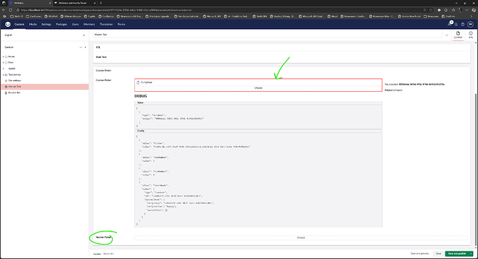 A screenshot shows the 'Member Role' settings on the Umbraco platform, highlighting the 'Create' button within a rectangular red outline and an arrow pointing towards it. (Captioned by AI)